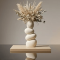 Decorative  Ceramic Vase for Home Decor - 8 Inch Large
