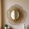 Handcrafted Bloom & Reflect Decorative Mirror