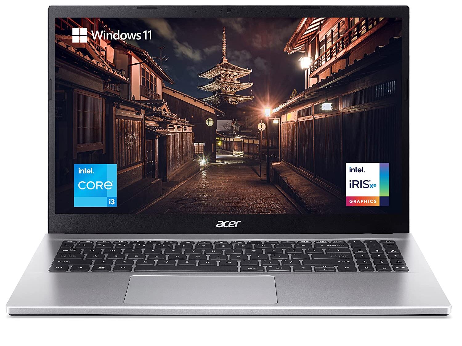 Acer Aspire 3 (Intel Core i3 1215U Processor/ 8GB/ 512 GB SSD/ Windows 11 Home/ MS Office ) A315-59 with 39.6 cm (15.6") Full HD Display /1.9kg
